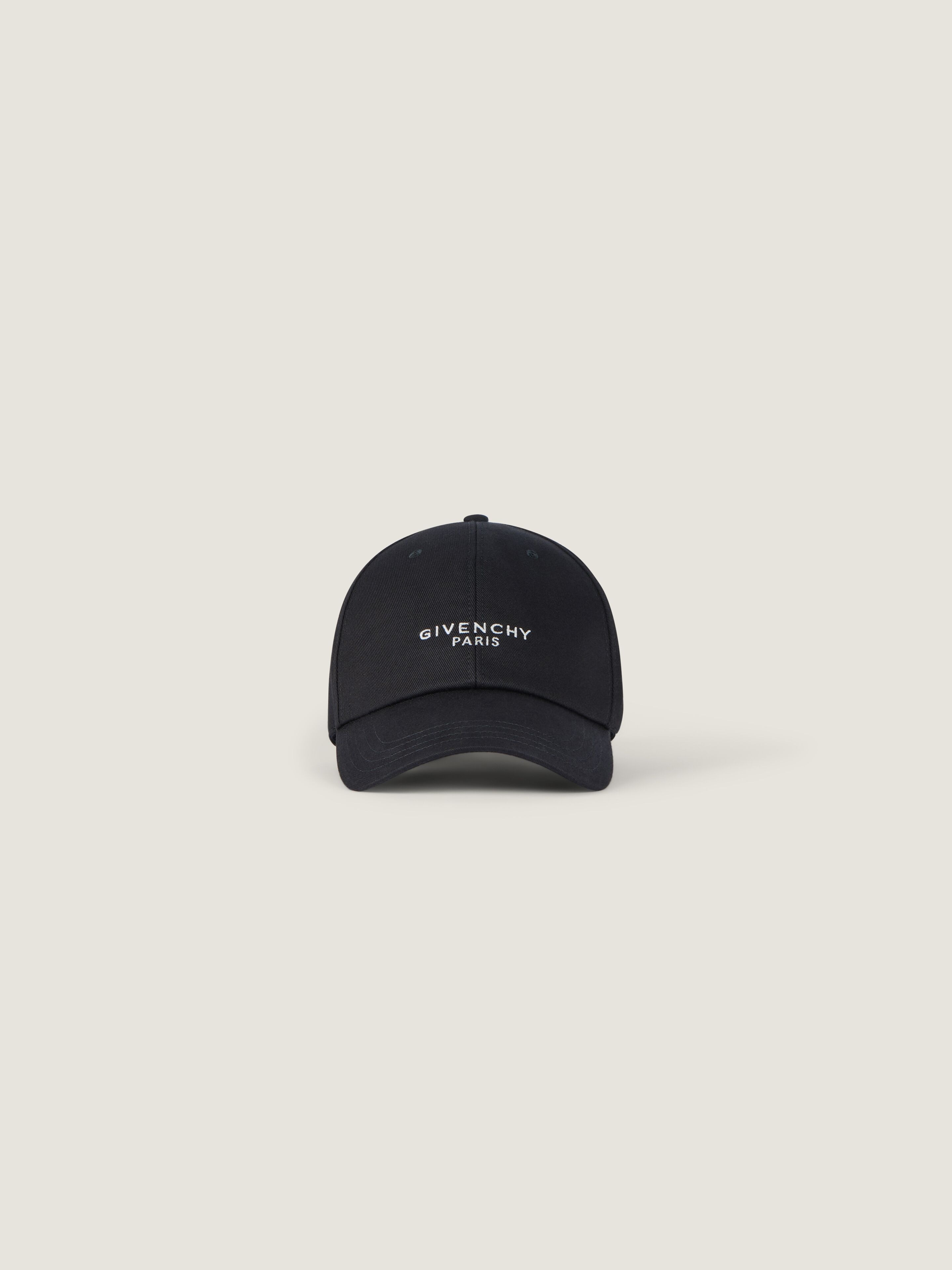 GIVENCHY Paris embroidered cap in cotton